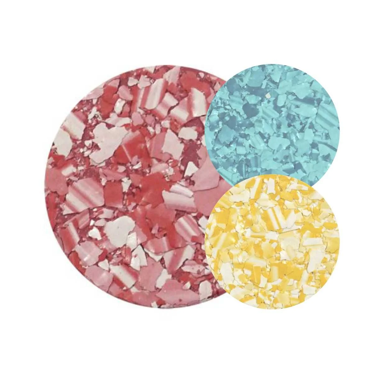 Płatki dekoracyjne do posadzek żywicznych