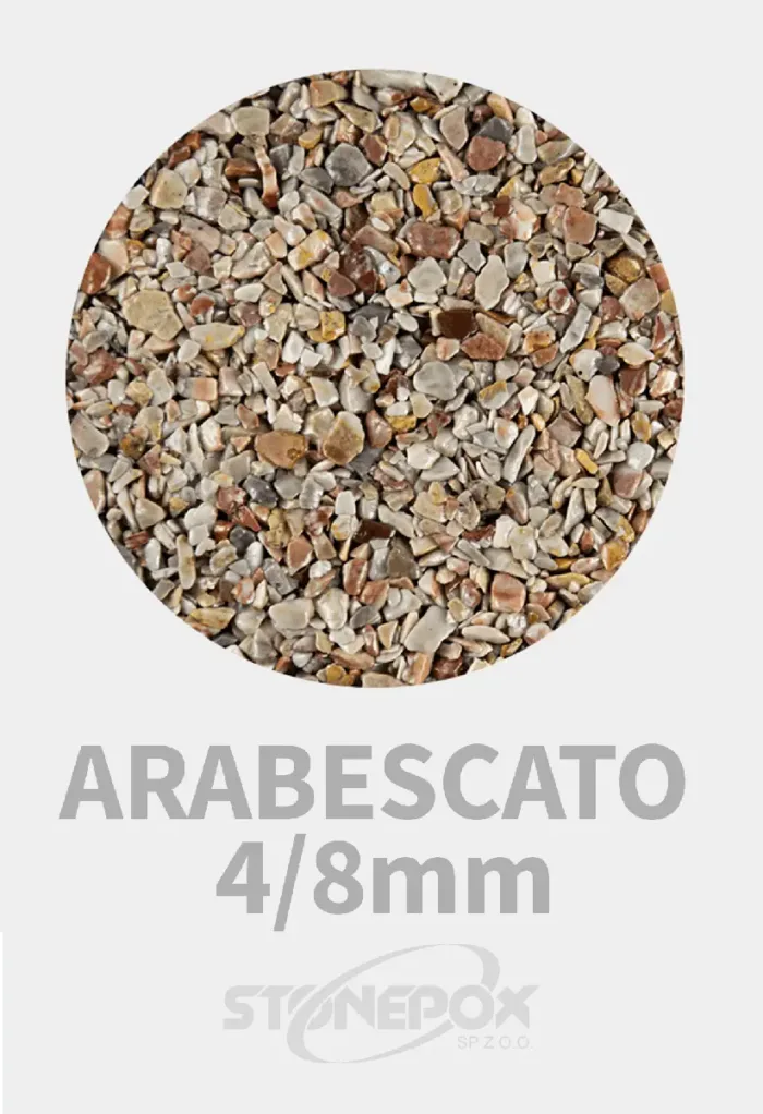 Kamień dekoracyjny Arabescato 4/8mm - 25kg Kamienny Dywan