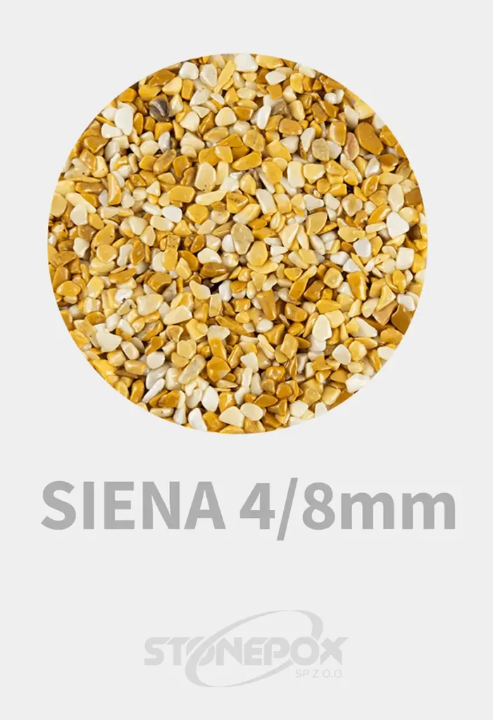 Kamień Dekoracyjny Giallo Siena 4/8mm - 25kg Kamienny Dywan