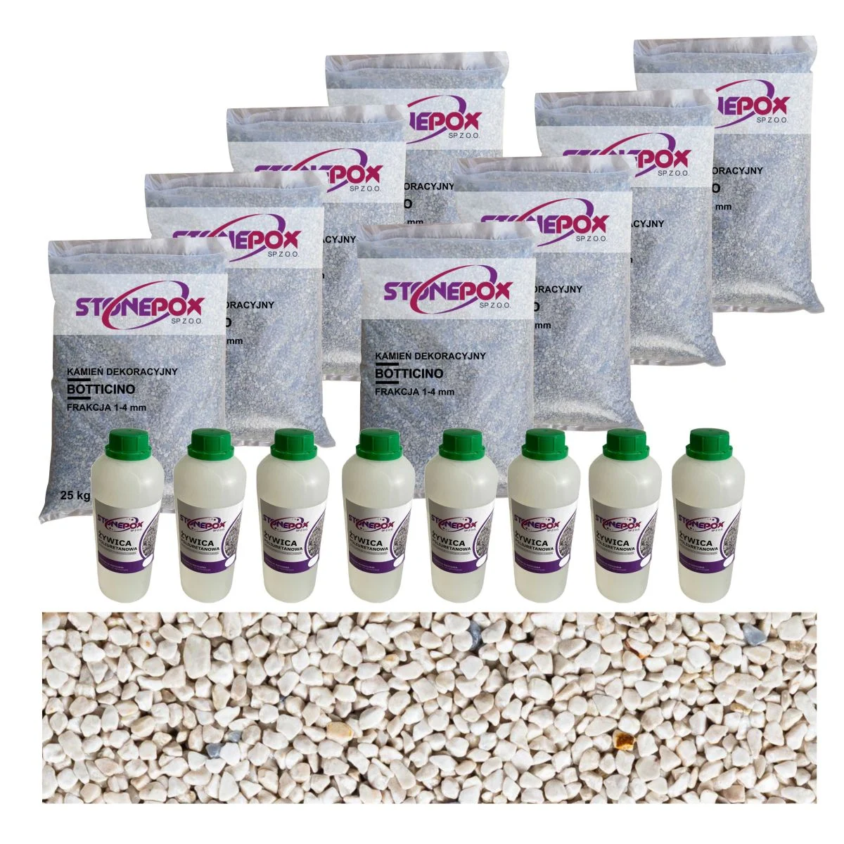 Botticino 1-4 mm – zestaw na 10m2