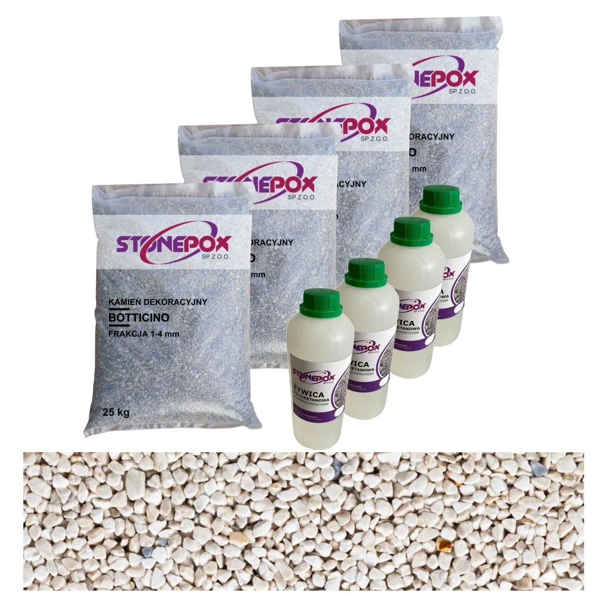Botticino 1-4 mm – zestaw na 5m2