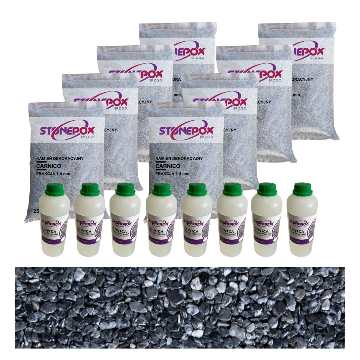 Carnico 1-4 mm – zestaw na 10m2