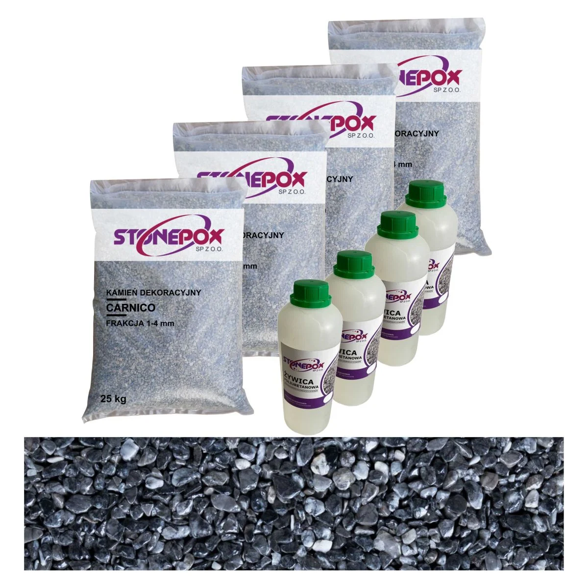 Carnico 1-4 mm – zestaw na 5m2