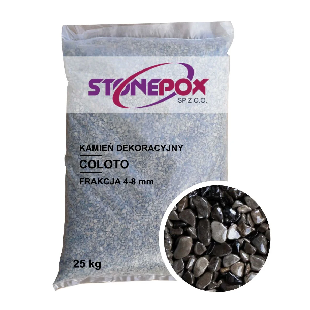 Kamień dekoracyjny Coloto 4/8 mm – 25 kg Kamienny Dywan