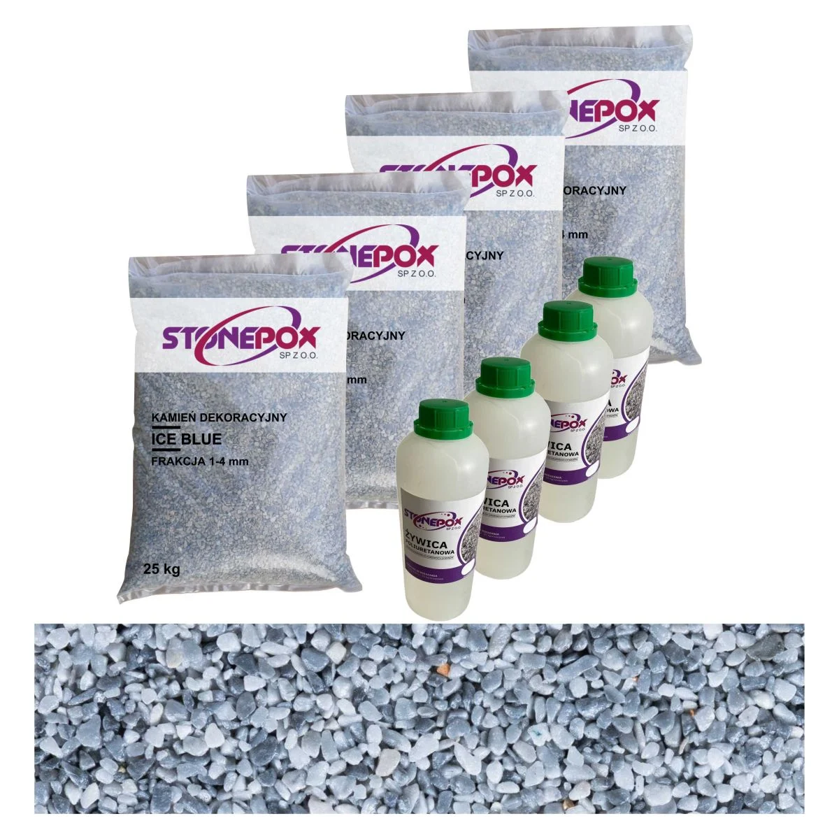 Ice Blue 4-8 mm – zestaw na 5m2